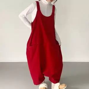 [하프클럽/]여자 항아리 빅포켓 빅사이즈 나시 오버롤 점프수트