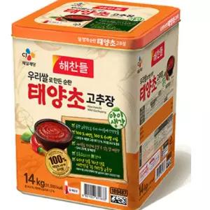 해찬들 우리쌀로 만든 순한 태양초 고추장 14KG