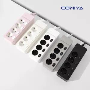 코니야 푸쉬탭 인테리어 디자인 멀티탭 개별 스위치 멀티 콘센트