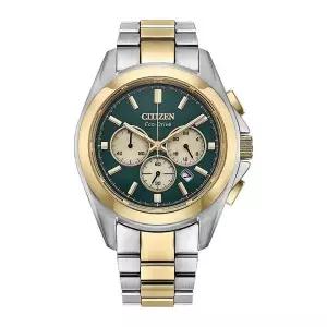 Citizen 시티즌 CA4684-54X 스포츠 럭셔리 크로노그래프 그린 다이얼 남성용 시계