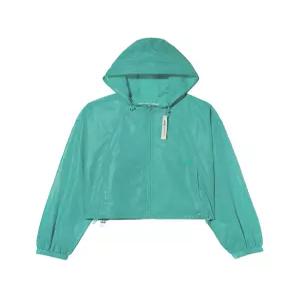 [오아이오아이컬렉션]PANELED NYLON HOOD ZIPUP [BLUE GREEN]