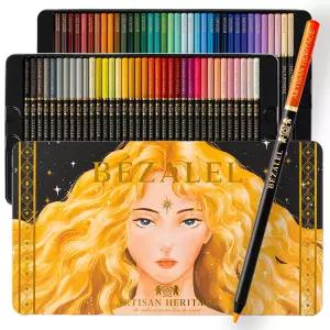 브살렐 네호라 색연필 72색 틴케이스 전문가용 유성색연필