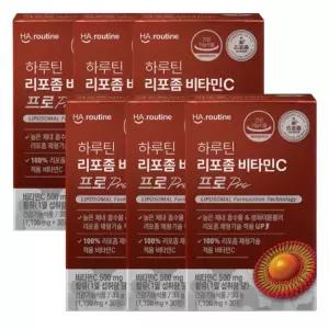 하루틴 리포좀 비타민C 프로 리포솜 공법 비타민씨 30정 x 6개
