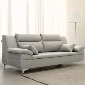 동서가구 테라 천연 면피가죽 온열 황토볼 3인용 흙소파 DF925867