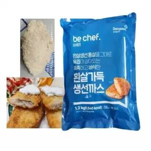 동원 흰살가득 생선까스-1.2kg(60gx20개) 업소전문용
