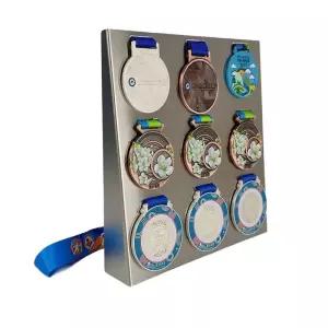 메달 보관함 액자 프레임 케이스 뱃지 마라톤 진열대 투명 금메달