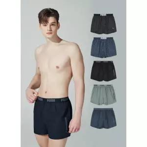 [푸마] 바디웨어 남성 데일리 코튼 트렁크 5종세트 922377