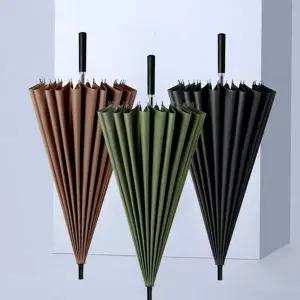 24살 장우산 빅사이즈 선물용 3인용 대형 장우산 자동 골프용 야외용 골프 수동