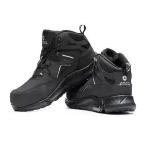 몽크로스 자이툰5다이얼(스테이) 방수 절연 경량 안전화 작업화 XM-5D 블랙