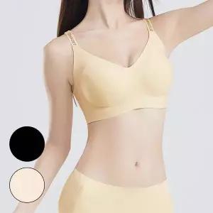 여성 HX670554 속옷세트 노와이어 심리스 볼륨브라 헴라인 팬티