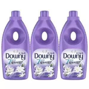 다우니 초고농축 섬유유연제 화이트티와 릴리 본품 1L 3개