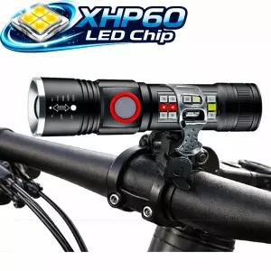 미니 USB 충전식 LED 자전거 안전등 랜턴 전조등 후레쉬 SY1903 자전거라이트