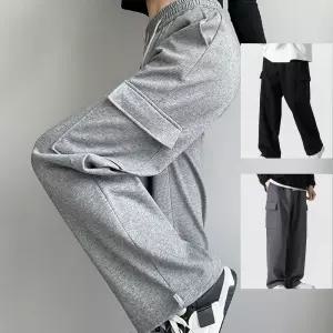 카고형 기모 트레이닝 팬츠 남여공용 트레이닝바지
