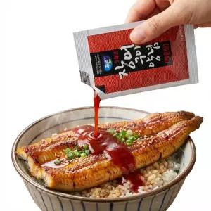 푸른식품 일회용 장어소스 (매운맛) 50g X 50개입 일회용 장어구이 양념1봉지