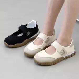 발편한 메리제인 밴딩 여성 스니커즈 단화 운동화 빅사이즈 (2.5cm) 니니팝