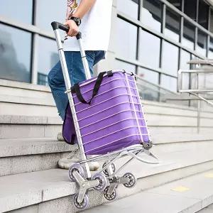 계단오르는 6륜 쇼핑카트 접이식 장바구니 핸드카드