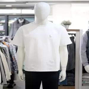 애드호크 남성 분또 시그니처 강아지 프린트 라운드 반팔 티셔츠 CHC4ST90