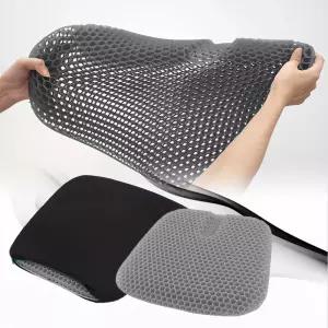 NEW 최신형 쿨링방석 통풍 특대형 여름 방석 실리콘 체압분산 시원한 쿠션 메쉬 시트 +사계절 커버