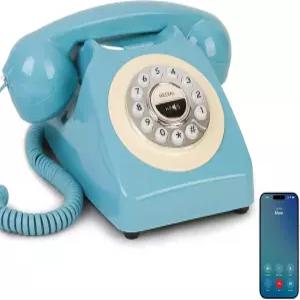 블루투스 볼륨 가정용 유선 빈티지 및 무선 침실 전화기 스피커폰 가정 조절 레트로 충전식 기능이 구식