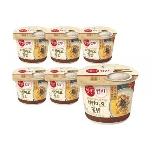 CJ 햇반 컵반 치킨마요덮밥, 233g, 6개