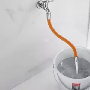 세면대 연장 호스 싱크대 관절형 수도꼭지 연장 호스 회전형 30cm 자유자재 연장형 물호스