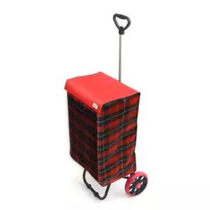 견고한 접이식 싱글 핸들 장바구니카트 폴딩박스 쇼핑캐리어 사은 책