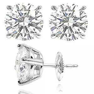 IGI 3캐럿 랩 그로운 다이아몬드 다이아 귀걸이 웨딩 프리미엄 4발(수입장식)