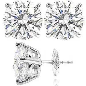 IGI 5캐럿 랩 그로운 다이아몬드 다이아 귀걸이 웨딩 프리미엄 4발(수입장식)