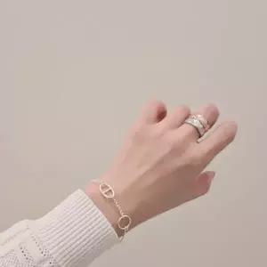 S5017 여성 심플 포인트 콩콩 데일리 심플 은팔찌 실버925