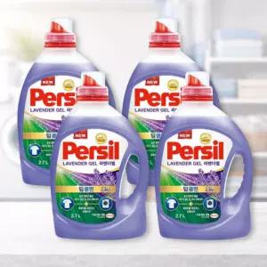 퍼실 딥클린 라벤더젤 겸용 액상세제 2.7L x 4개