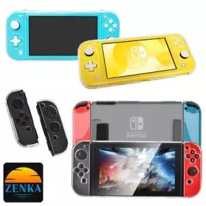 [텐바이텐]젠카 닌텐도 스위치 케이스 라이트 투명 크리스탈 풀커버 악세사리