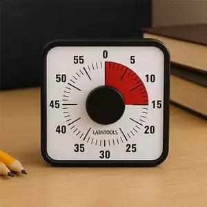 랩앤툴스 구글 뽀모도로 Big 타이머 큰 다이얼 공부 시계 타임 알림