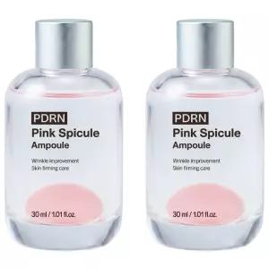 더마인스 PDRN 핑크 스피큘 앰플 2개 3초 볼륨앰플 주름개선 펩타이드 고순도 연어 DNA