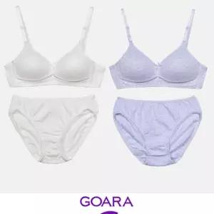 심플한 노와이어 기본몰드 주니어 3단계 A컵 브라팬티세트여아 데일리 조카선물 편한활동성 속옷 여학생 런