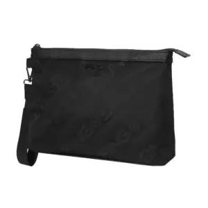 M 핑골프파우치 NQC 111E1BG001_BK 남성 로고 자가드 클러치백