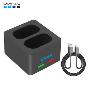 라이카 Q2 SL2 카메라용 BP-SCL6 LED 듀얼 충전기 배터리