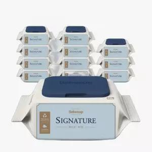 베베숲 시그니처 블루 에코 20매 휴대 12팩 캡 생분해 원단