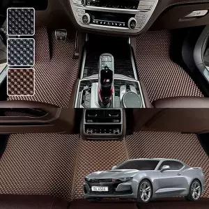 카마로 SS 전용 3D 엠보싱 차세대 고무매트 1열2열 세트
