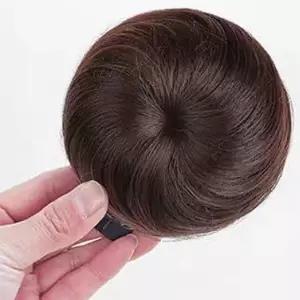 똥머리가발 올림머리 업스타일 로우번 가채 당고머리