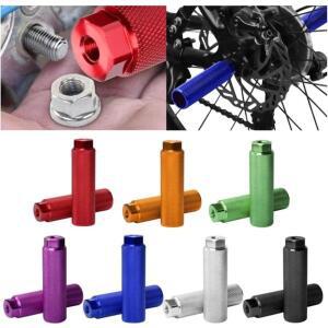 2개입 자전거 페그 블랙 알루미늄 합금 풋 3/8인치  미끄럼 방지 페달 산악 픽시용