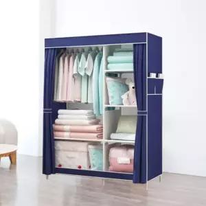 KSASTAX  조립식 시스템 행거 옷방 드레스룸 비키니 옷장 더블 스탠드 옷걸이 이불장 시스템장  2408251