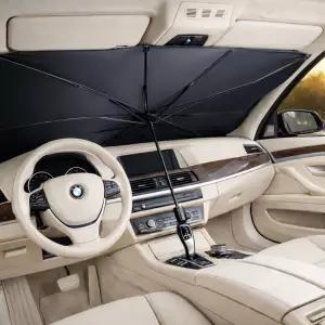 차량용 앞유리 햇빛가리개 티타늄 자외선차단 썬블록우산 썬바이져 차커튼 차박