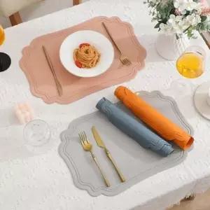 북유럽 레스토랑 식탁 매트 웨이브 방수 식탁 매트 테이블 깔개