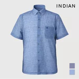 [하프클럽/인디안]인디안 써커 솔리드 미니멀 프린트 반팔 티셔츠_MITNSXM3121