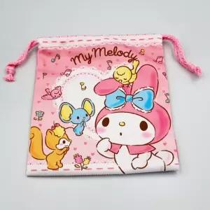 일본 산리오 복주머니 면파우치 마이멜로디