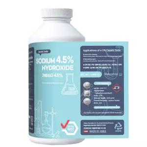 가성소다 4.5% 수용액 1L 액상 수산화나트륨 배수구 기름때제거 하수구 세정제