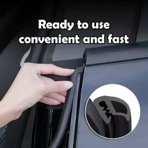 2M 자동차 도어 엣지 고무 웨더스트립 B 필러 실링 스트립 소음 방지 방풍 보호 트렁크 실란트 액세서리