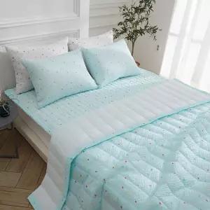 시어서커 여름이불 리플 냉감 누비 이불 패드 세트 슈퍼싱글 퀸 쿨링 침구 SS/Q