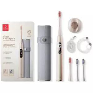 오클린 Oclean XPro 디지털 세트 음파 전동칫솔 스마트 터치스크린 APP연동 칫솔모 4개 휴대케이스 