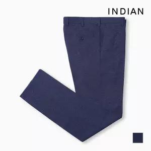[INDIAN] 조직감 프린트 베이짓 노말핏 팬츠_MITDLXM3321